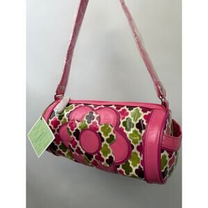 Vera Bradley Mod Floral Pink Barrel Bag – NWT –‎ Lola Duffel – Retired Pattern